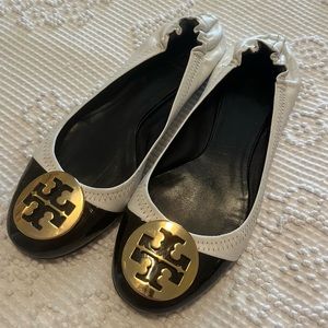 Tory Burch Claire Cap Toe Ballet Flat